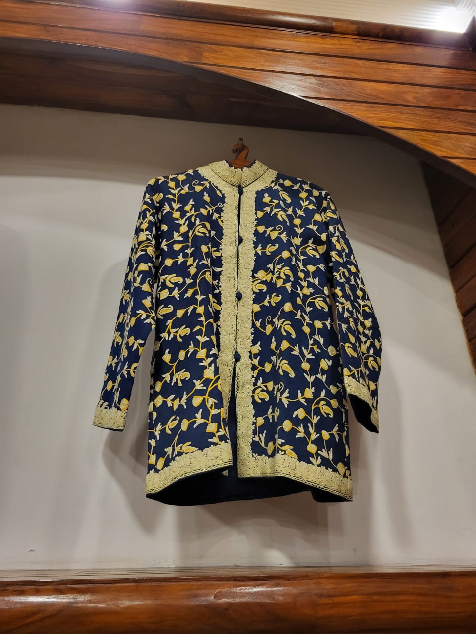 Handcrafted Kashmiri Crochet Unisex Coat