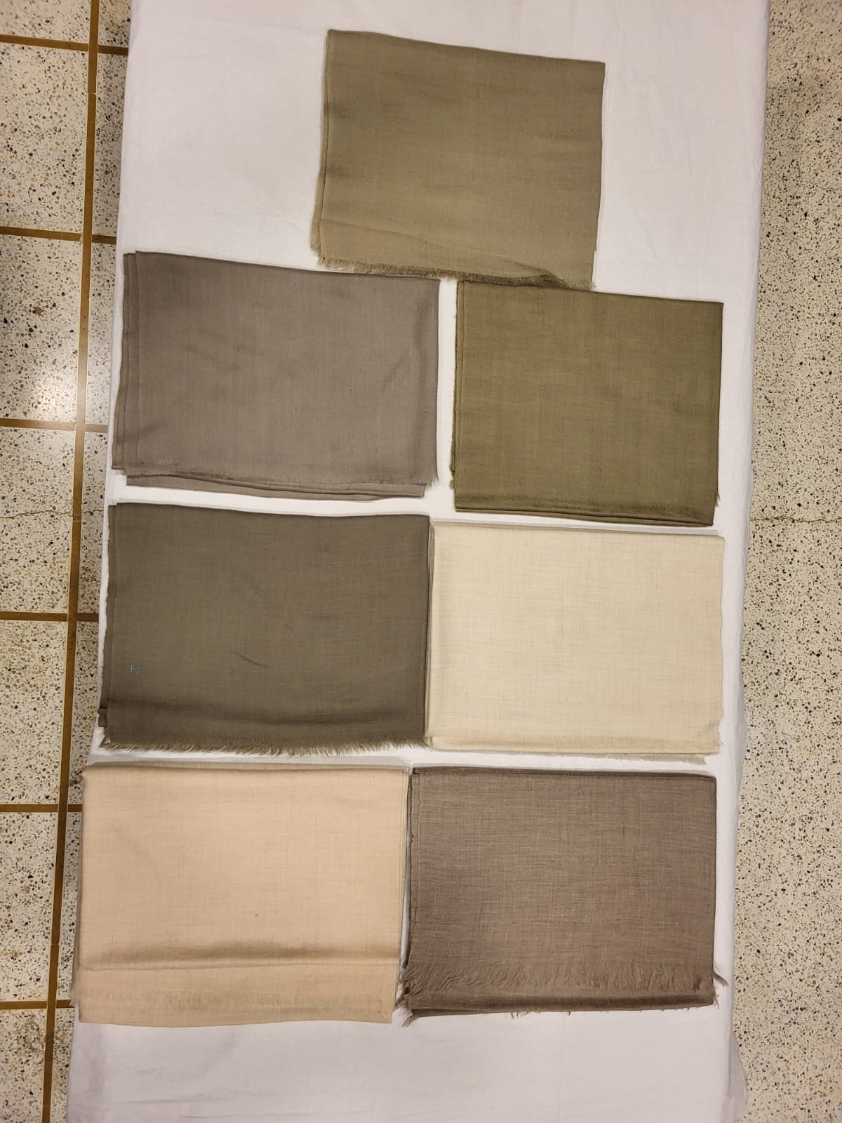 Solid Color Shawls in Natural Shades – Authentic Kashmiri Elegance