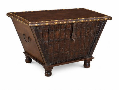 Rustic Trunk Coffee Table with Hidden Storage