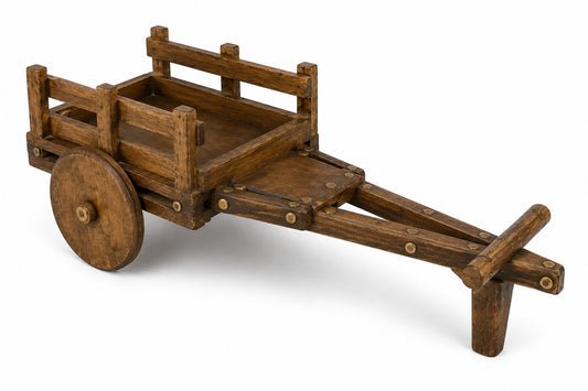 Mini Wooden Cart Spice Organizer
